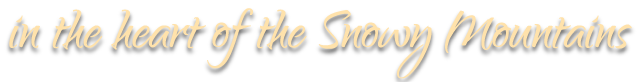 'In the heart of the Snowy Mountains'